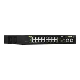 QNAP - Commutateur - Géré - 16 x 100 - 1000 - 2.5G (PoE+) + 2 x 10 Gigabit SFP+ + 2 x 100 - 1000 - ... (QSW-M2116P-2T2S)_4